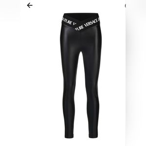 Versace black legging size 36